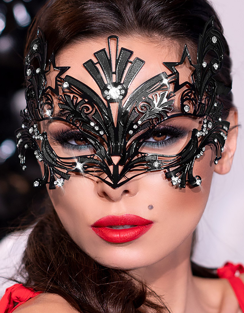 * CHILIROSE Extravagante masker van messing, CR4326 * CHILIROSE Extravagante masker van messing, CR4326