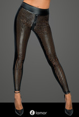 * NOIR handmade Lasercut legging met ritssluiting van Noir handmade MissBeHaved Collection