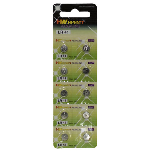 Knoop Batterijen - 10 stuks (LR41) Knoop Batterijen - 10 stuks (LR41)
