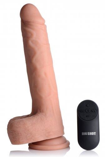 Big Shot Vibrerende & Stotende Realistische XL Dildo Met Balzak - 17.8 cm Big Shot Vibrerende & Stotende Realistische XL Dildo Met Balzak - 17.8 cm