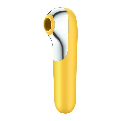 Satisfyer Dual Love Luchtdrukvibrator - Geel Satisfyer Dual Love Luchtdrukvibrator - Geel