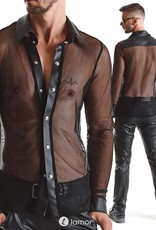 * RFP Tule heren blouse met wetlook details van het merk RFP