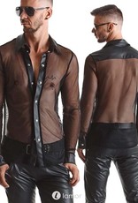 * RFP Tule heren blouse met wetlook details van het merk RFP