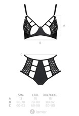 * PASSION 2-delige lingerie set in lederlook Tamaris set van Passion