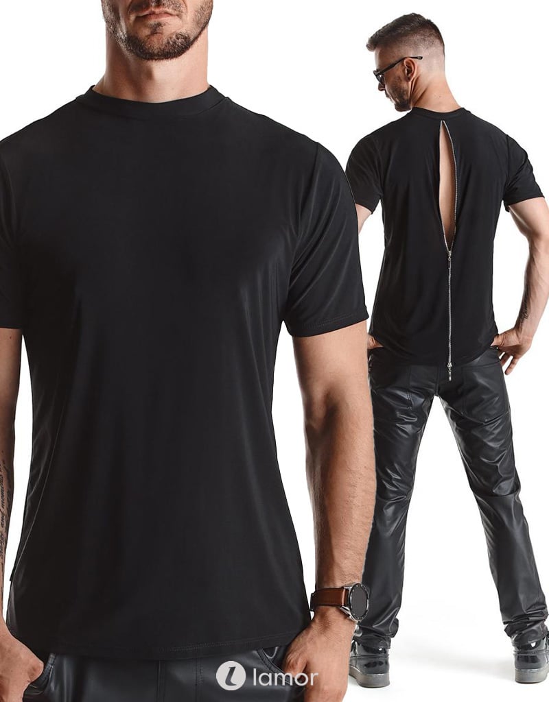 Heren Shirt met lange Ritssluiting Heren Shirt met lange Ritssluiting