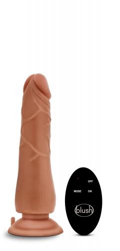 Dr Skin Dr. Skin - Dildo Met Afstandsbediening - Invoerdiepte 18 cm - Mocha Dr Skin Dr. Skin - Dildo Met Afstandsbediening - Invoerdiepte 18 cm - Mocha