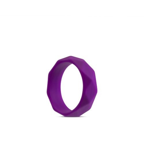 Wellness Wellness - Geo Siliconen Cockring - Paars Wellness Wellness - Geo Siliconen Cockring - Paars