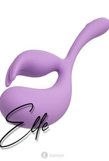 Rabbit Vibrator Elle - Dual Flicker by CalExotics