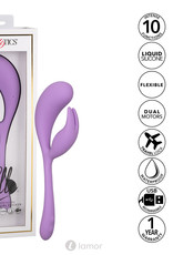 Rabbit Vibrator Elle - Dual Flicker by CalExotics