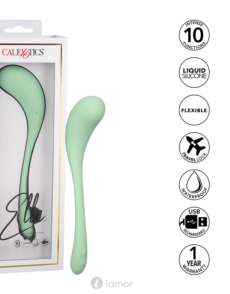 * CALEXOTICS Vibrator Elle - Liquid Silicone Wand by CalExotics