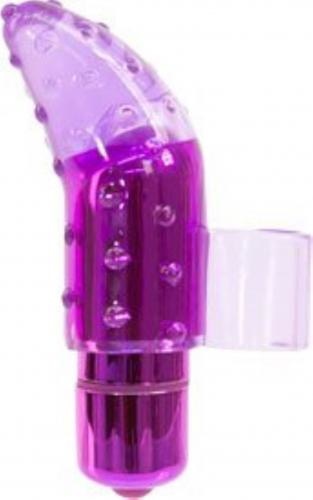 Frisky Vinger Vibrator Met Bullet - Paars Frisky Vinger Vibrator Met Bullet - Paars