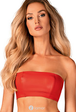 * OBSESSIVE Rode strapless top, Hermeza van Obsessive