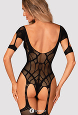 * OBSESSIVE Verleidelijke zwarte bodystocking , G334 van Obsessive