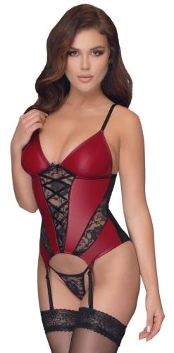 Korset met Bandjes - Rood & Zwart Korset met Bandjes - Rood & Zwart