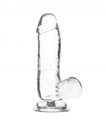 Crystal Addiction - Transparante Dildo - 15 cm Crystal Addiction - Transparante Dildo - 15 cm