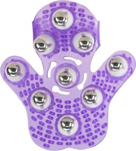 Roller Balls Massage Handschoen - Paars Roller Balls Massage Handschoen - Paars
