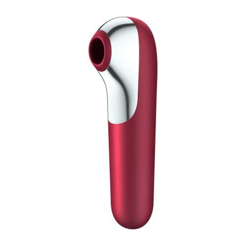 Satisfyer Dual Love Luchtdrukvibrator - Rood Satisfyer Dual Love Luchtdrukvibrator - Rood