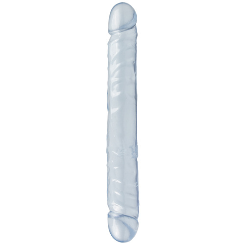 Crystal Jellies Crystal Jellies Dubbel Dildo - Lichblauw Crystal Jellies Crystal Jellies Dubbel Dildo - Lichblauw