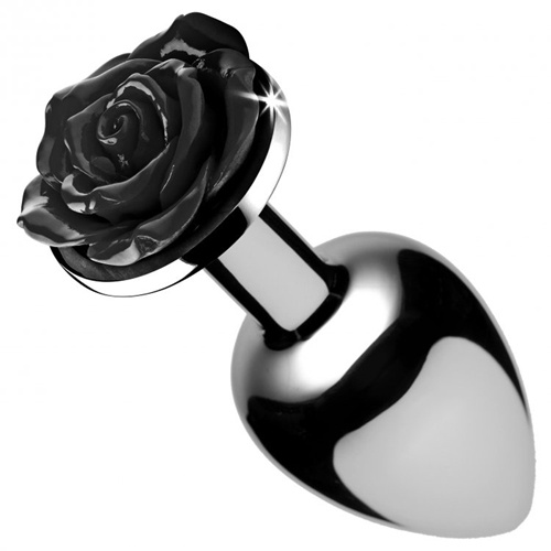 Black Rose Buttplug - Small Black Rose Buttplug - Small