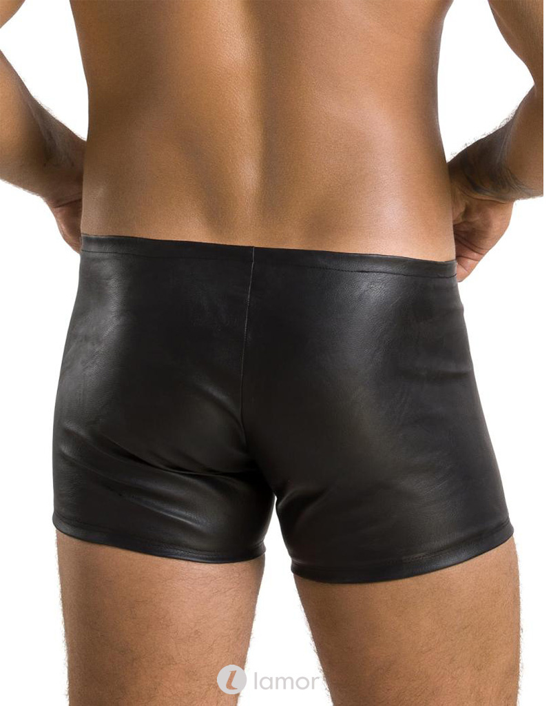 * PASSION MENSWEAR Sexy heren short  met een rits aan de zijkanten van Passion Menswear