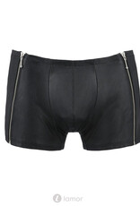 * PASSION MENSWEAR Sexy heren short  met een rits aan de zijkanten van Passion Menswear