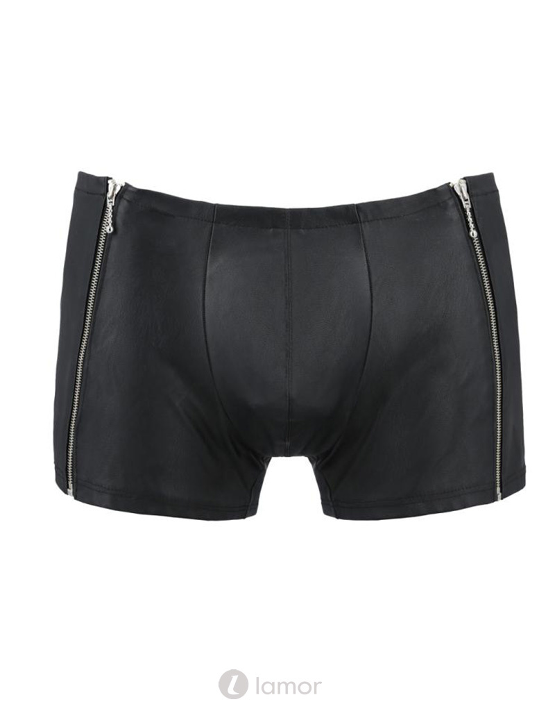 * PASSION MENSWEAR Sexy heren short  met een rits aan de zijkanten van Passion Menswear
