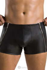 * PASSION MENSWEAR Sexy heren short  met een rits aan de zijkanten van Passion Menswear