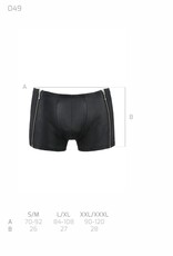 * PASSION MENSWEAR Sexy heren short  met een rits aan de zijkanten van Passion Menswear