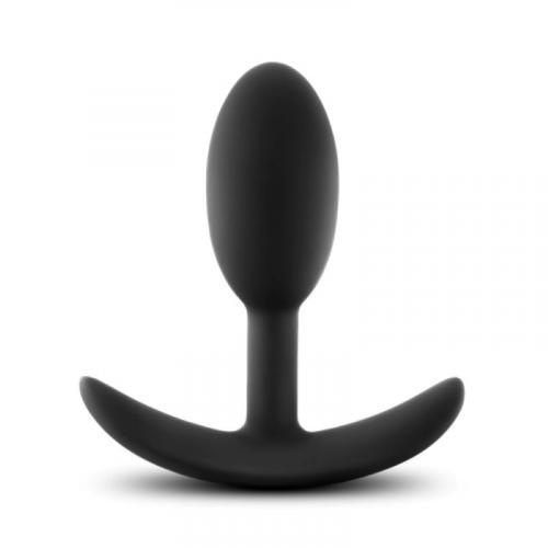 Anal Adventures Platinum - Vibra Slim Verzwaarde Anaal Plug - Small Anal Adventures Platinum - Vibra Slim Verzwaarde Anaal Plug - Small