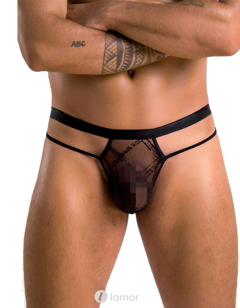 Sexy heren string van mesh materiaal  van Passion Menswear