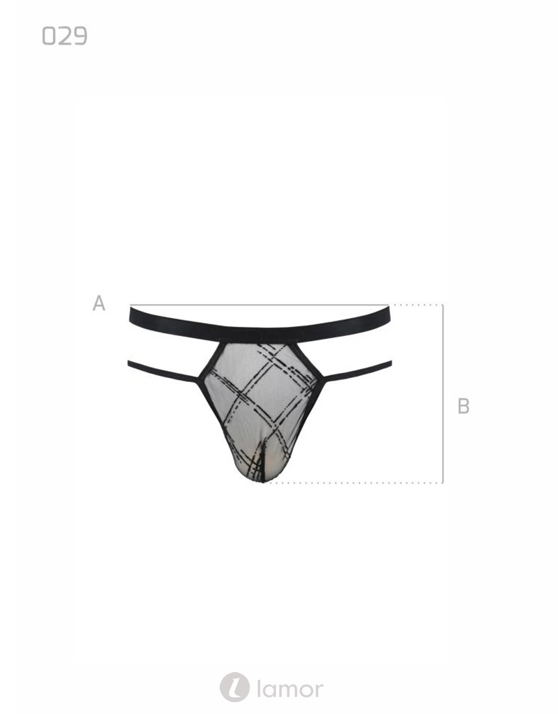 Sexy heren string van mesh materiaal  van Passion Menswear