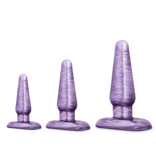B Yours B Yours - Anaal Plug Set - Purple Swirl B Yours B Yours - Anaal Plug Set - Purple Swirl