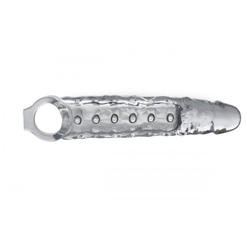 Extender Penissleeve Met Noppen - Transparant Extender Penissleeve Met Noppen - Transparant