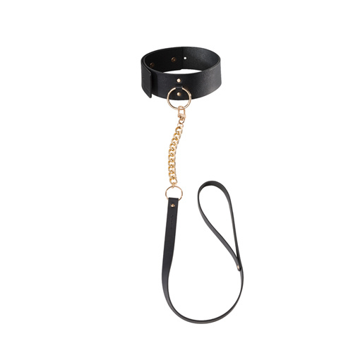 MAZE Kunstleren Halsband Met Riem MAZE Kunstleren Halsband Met Riem