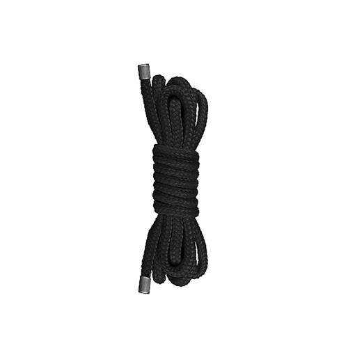 Japans Mini Touw - 1,5 m - zwart Japans Mini Touw - 1,5 m - zwart