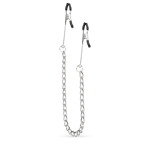 Lange Tepelklemmen Met Ketting Lange Tepelklemmen Met Ketting