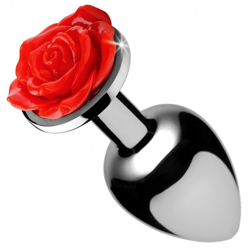 Red Rose Buttplug - Small Red Rose Buttplug - Small