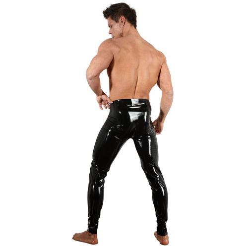 Latex Legging Met Rits