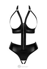 * OBSESSIVE Zwarte Wetlook kruisloze body Norides van Obsessive