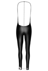 * NOIR handmade Wetlook catsuit met afneembare ketting van Noir Handmade Libido