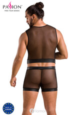 Sexy heren tule set short & Crop top van Passion Menswear