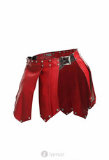 * MOB Eroticwear Lederlook gladiator rok Roman van MOB Eroticwear