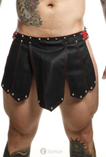 * MOB Eroticwear Lederlook gladiator rok Roman van MOB Eroticwear