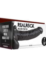 RealRock by Shots Hollow Strap-On with Balls - 7 / 18 cm
