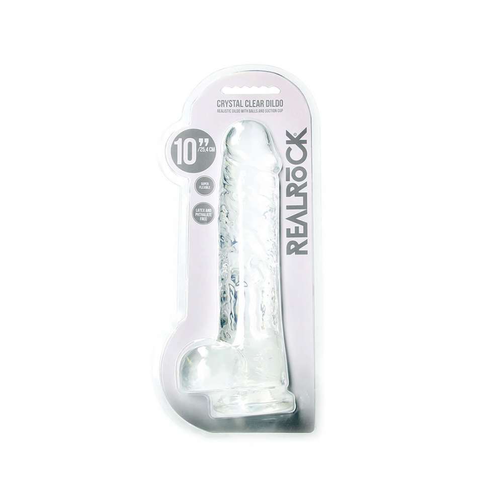 RealRock by Shots Realistic Dildo with Balls - 10 / 25,4 cm