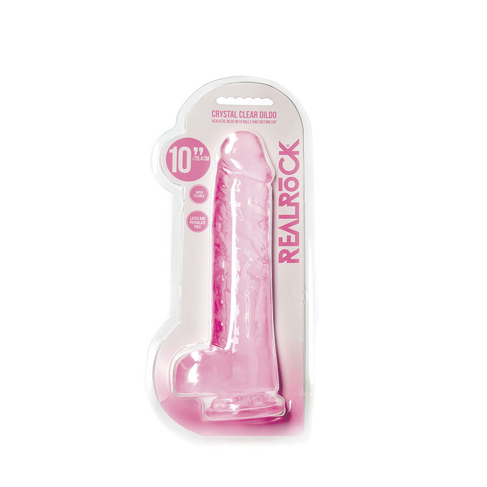 RealRock by Shots Realistic Dildo with Balls - 10 / 25,4 cm