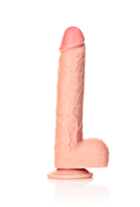 RealRock by Shots Straight Realistic Dildo with Balls and Suction Cup - 10 / 25,5 cm