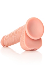 RealRock by Shots Straight Realistic Dildo with Balls and Suction Cup - 9 / 23 cm