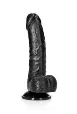 RealRock by Shots Curved Realistic Dildo with Balls and Suction Cup - 6 / 15,5 cm