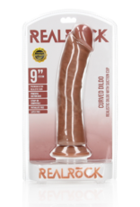 RealRock by Shots Curved Realistic Dildo with Suction Cup - 9 / 23 cm